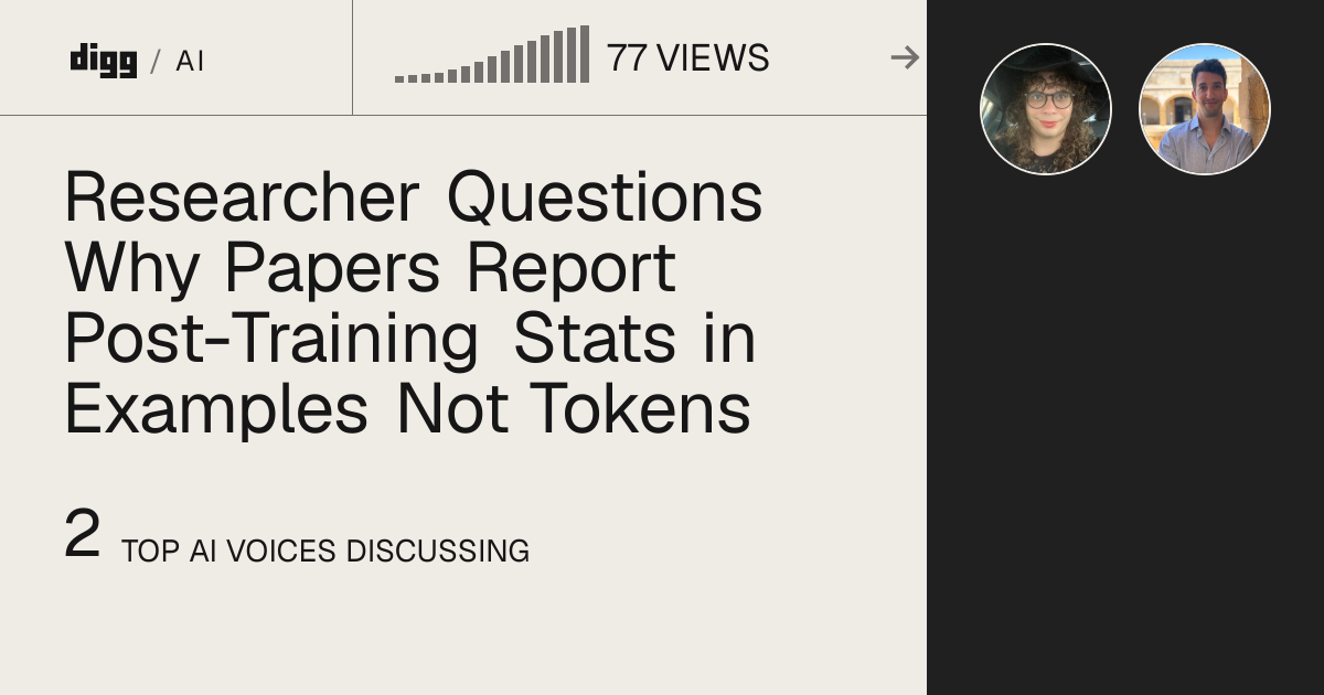 Yanai Elazar questions why ML papers report training examples over ...