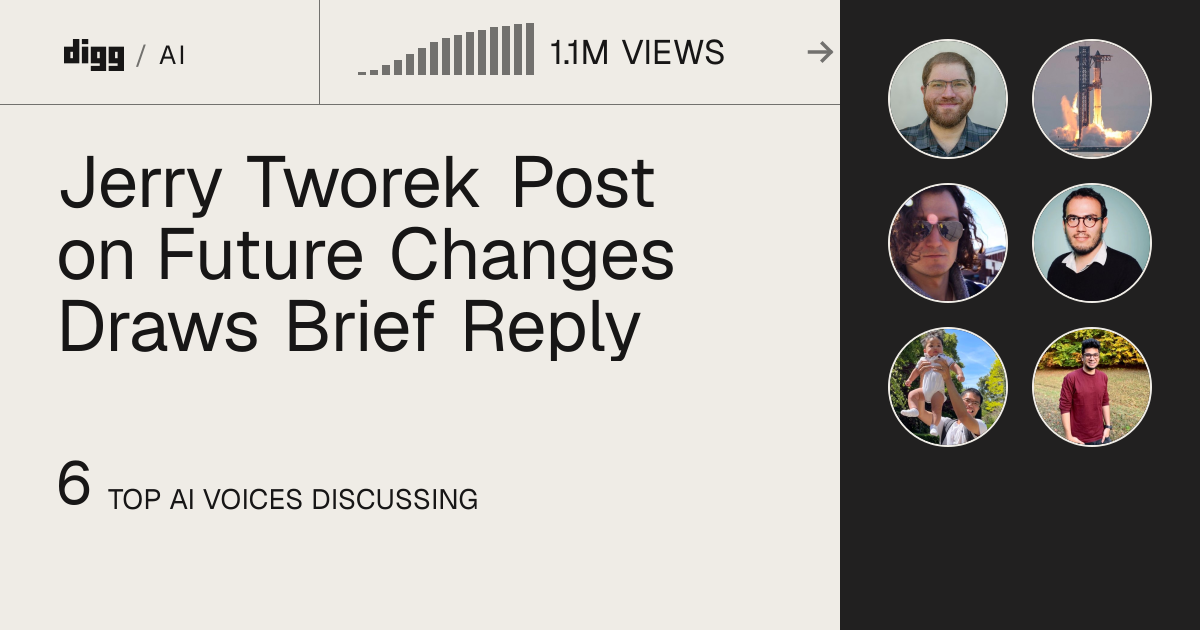 Jerry Tworek Post on Future Changes Draws Brief Reply · Digg