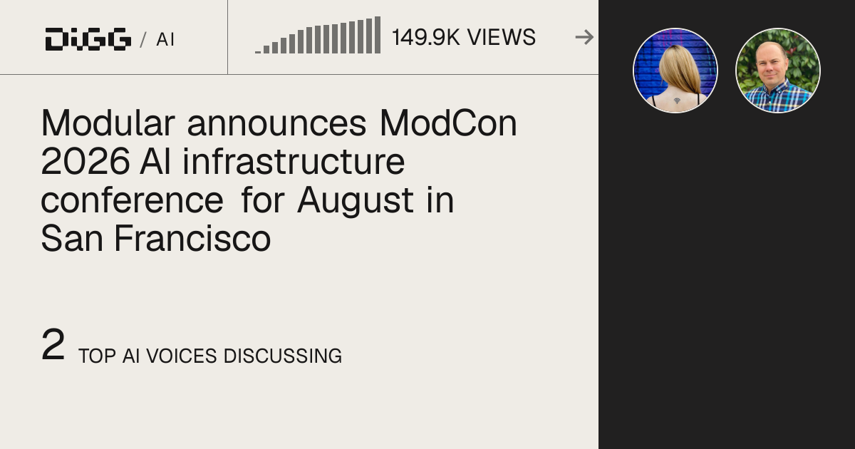 Mod Con Conference Modular announces ModCon 2026 AI infrastructure conference for August ...
