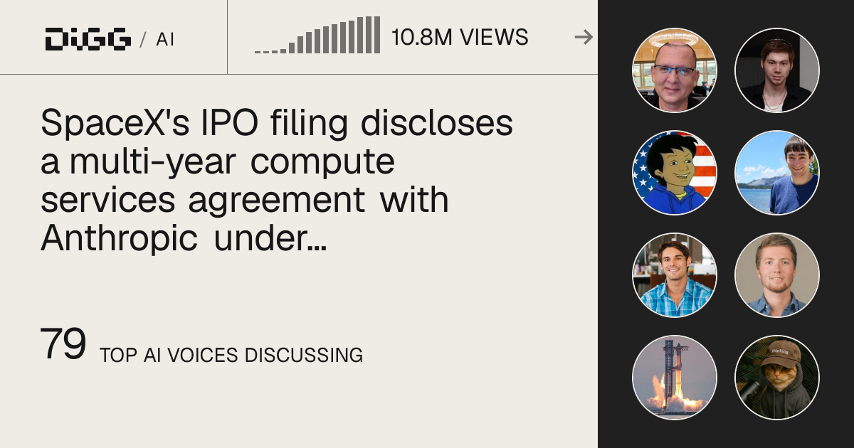 SpaceX's IPO filing discloses a multi-year compute services agreement ...